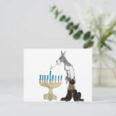 Carte de Hanoukka - de Chanukah (Debout devant)