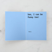 Carte de Hanoukka de papa (Intérieur)