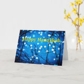 Carte de Hanukkah (Fleur jaune)