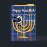 Carte de Hanukkah des aventures de Mirabelle Holid<br><div class="desc">Mirabelle,  l'étoile du terrier de Boston pleine d'entrain des Aventures de Mirabelle a la carte de vœux parfaite pour la saison de Hanukkah cette année. Certain de mettre un sourire sur tous les visages de nos amis juifs.</div>