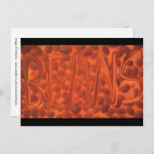 Carte de haricots cuits (Devant / Derrière)