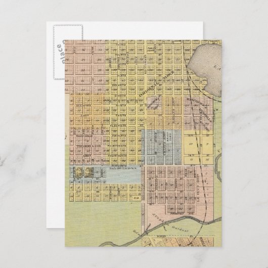 Carte de Hastings, comté de Dakota, Minnesota (Devant / Derrière)