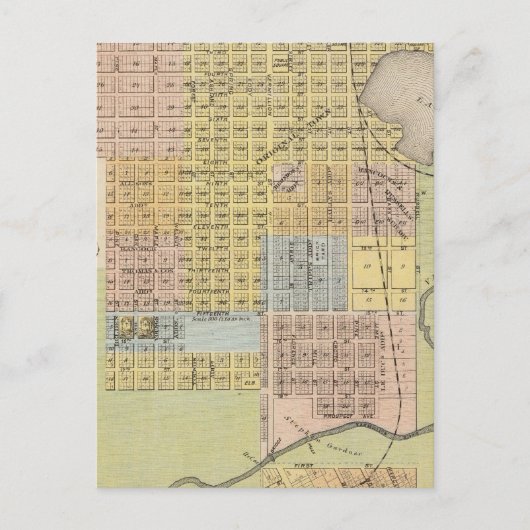 Carte de Hastings, comté de Dakota, Minnesota (Devant)