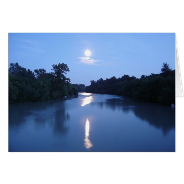 Carte de hausse de lune (Devant horizontal)