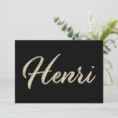 Carte de Henri White Gold (Debout devant)