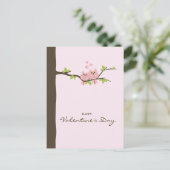 Carte de heureuse Sainte-Valentin (Debout devant)