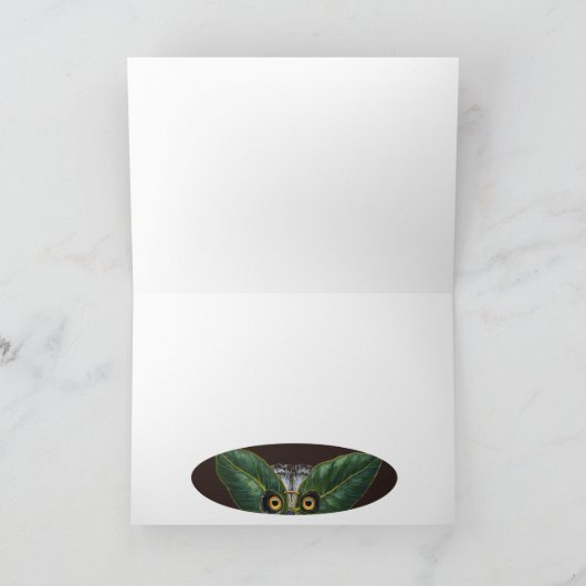 Carte de hibou mascarade (Intérieur)