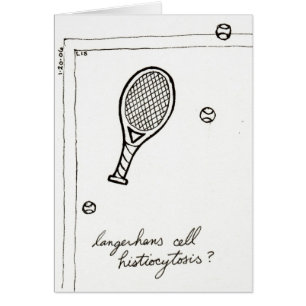 Carte de histiocytose de cellules de Langerhans