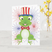 Carte De houblon la grenouille (Fleur jaune)