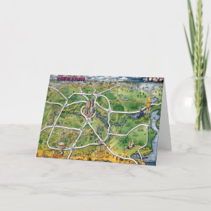 Carte de Houston le Texas