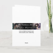 Carte de Imaginaire de fée gothique violet (Dos)