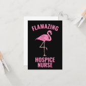 Carte de infirmière d'hospice Flamazing (Devant/Arrière en situation)