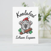 Carte de Ingénieur Logiciel Koalafied (Debout devant)