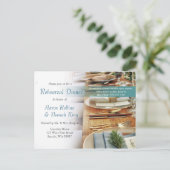 Carte de invitation élégante pour dîner de répétit (Debout devant)