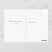 Carte de invitation élégante pour le dîner de répé (Dos)