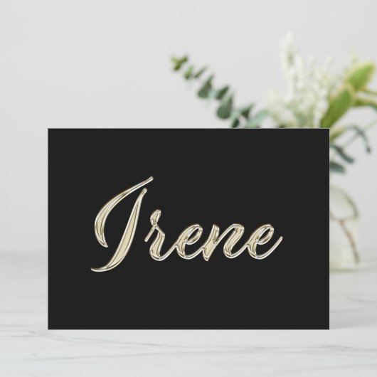 Carte de Irène White Gold (Debout devant)