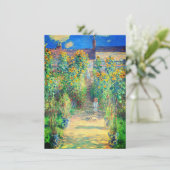 Carte de jardin à fleurs Monet (Debout devant)