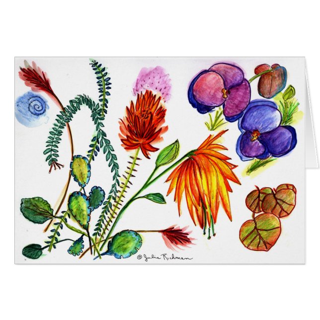 Carte de jardin d'agrément (Devant Horizontal)