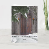 Carte de jardin d'hiver (Dos)