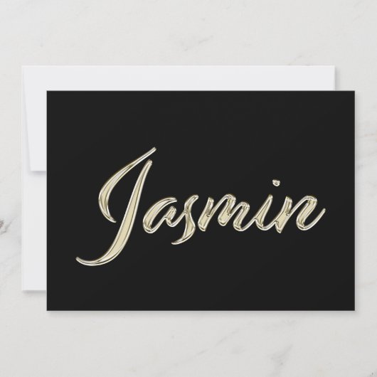Carte de Jasmin white gold (Devant)