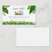 Carte de jauge de couches, Baby shower à thème Din (Devant / Derrière)