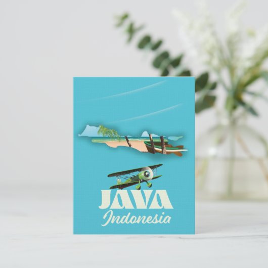 carte de Java indonésie (Debout devant)