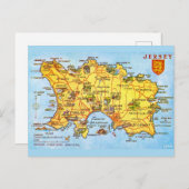 Carte de Jersey vintage (Devant / Derrière)