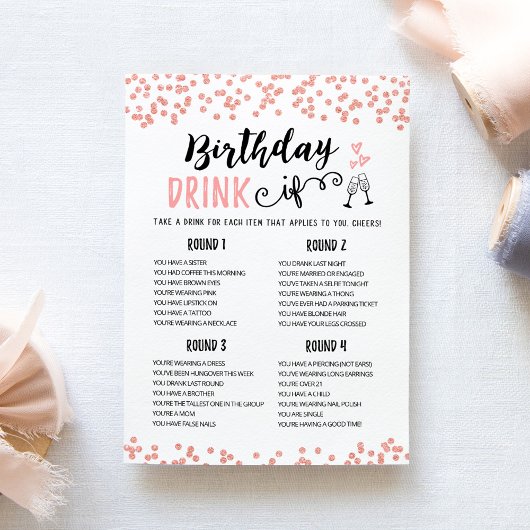 Carte de jeu anniversaire modifiable BOIS SI Jeu d