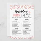 Carte de jeu anniversaire modifiable BOIS SI Jeu d (Devant)