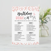 Carte de jeu anniversaire modifiable BOIS SI Jeu d (Debout devant)