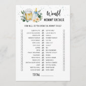 Carte de jeu Baby Is Brewing Would Mommy Rather (Devant)