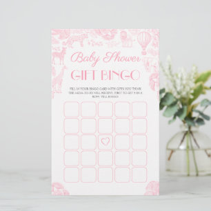 Carte de jeu baby shower Bingo