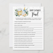 Carte de jeu Baby shower Feud pour brasserie verdo (Devant)