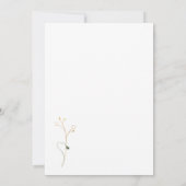 Carte de jeu Baby shower Verte & Or Word Scramble (Dos)