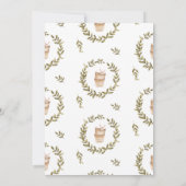 Carte de jeu baby shower Word Scramble (Dos)