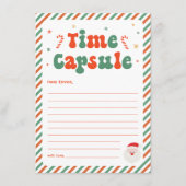 Carte de jeu Capsule temps Noël (Devant)