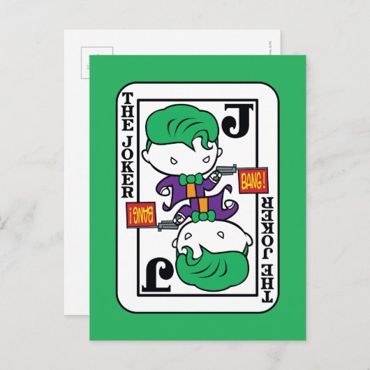 Carte de jeu Chibi Joker (Devant / Derrière)