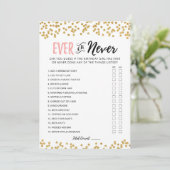 Carte de jeu d'anniversaire modifiable Ever ou Nev (Debout devant)