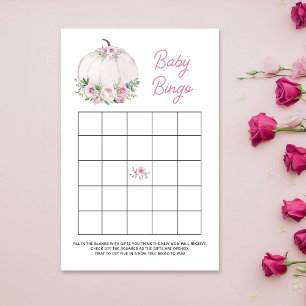Carte de jeu de baby-bingo Citrouille miniature bl
