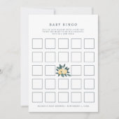 carte de jeu de baby shower de citron (Devant)