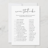 Carte de jeu de Baby Shower de mariage STELLA Name (Devant)