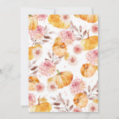 Carte de jeu de baby shower « Fall Who Said It » (Dos)