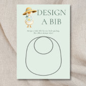 Carte de jeu de baby shower pour la conception de 