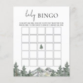 Carte de jeu de bingo pour bébé pour une baby show (Devant)