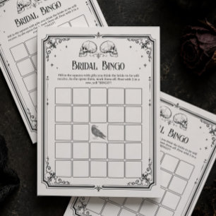 Carte de jeu de bingo pour enterrement de vie de j