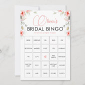 Carte de jeu de bingo pour enterrement de vie de j (Devant)