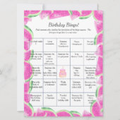 Carte de jeu de bingo pour invité avec thème de me (Devant)