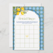 Carte de jeu de bingo pour la douche de la mariée  (Devant)