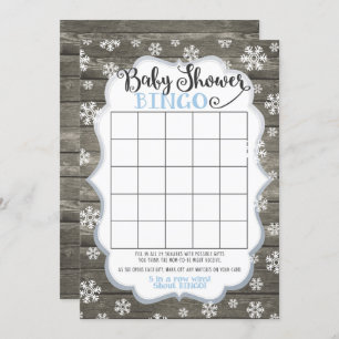 Carte de jeu de bingo-test de baby shower peu de