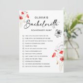 Carte de jeu de chasse à bachelorette personnalisa (Debout devant)